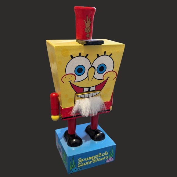 Nickelodeon Other - 🧽🎄 2007 Wooden SpongeBob SquarePants Christmas Nutcracker